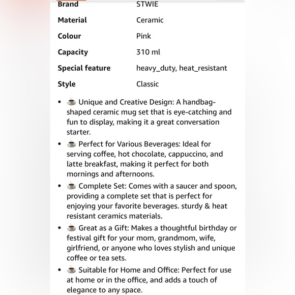 NEW! Unique purse tea set 🫖👛 - Picture 7 of 7